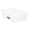 B&M Underbed Clear Storage Box With Lid 32L - Clear