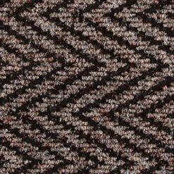 B&M Half Moon Indoor Chevron Doormat 40 X 70cm 14 B&M Half Moon Indoor Chevron Doormat 40 X 70cm -Hot Sale Household Items 319759 Half Moon Indoor Chevron Mat 40x70cm brown detail 2