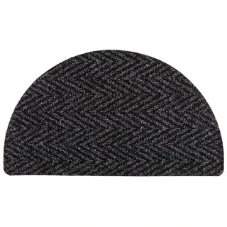 B&M Half Moon Indoor Chevron Doormat 40 X 70cm 5 B&M Half Moon Indoor Chevron Doormat 40 X 70cm - Image 5