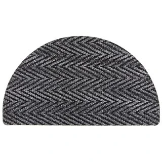 B&M Half Moon Indoor Chevron Doormat 40 X 70cm 3 B&M Half Moon Indoor Chevron Doormat 40 X 70cm - Image 3