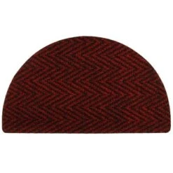 B&M Half Moon Indoor Chevron Doormat 40 X 70cm 13 B&M Half Moon Indoor Chevron Doormat 40 X 70cm -Hot Sale Household Items 319759 Half Moon Indoor Chevron Mat 40x70cm red