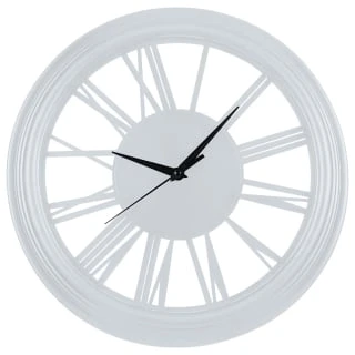B&M Chicago Clock - White 1 B&M Chicago Clock - White