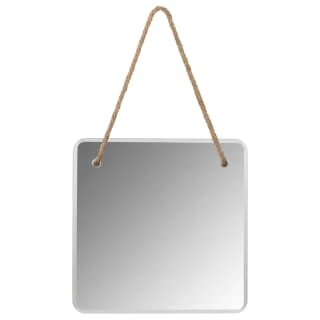 B&M Hanging Mirror - Natural Rope 1 B&M Hanging Mirror - Natural Rope