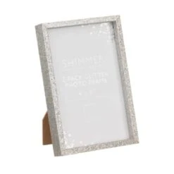 B&M Glitter Photo Frames 4 X 6" 2pk
