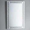 B&M Crushed Jewel Mirror - Silver