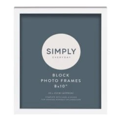 Simply Everyday 8 X 10" Block Frames 3pk - White -Hot Sale Household Items 370280 3pk simply everyday block frames 8x10 white 2