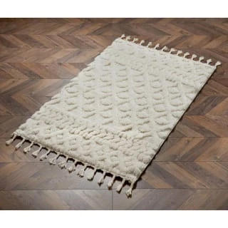 Sahara Tassels Rug 100 X 150cm - Cream -Hot Sale Household Items 370427 370428 sahara rug with tassels