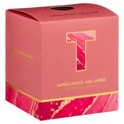 B&M Alphabet Candle (Assorted) - Sandalwood & Amber -Hot Sale Household Items 372815 372816 372849 alphabet candle sandalwood and amber t