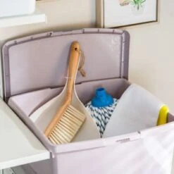 B&M Waffle Clip Box 25.5L - Blush -Hot Sale Household Items 375471 blush 25 5l waffle clip box 3