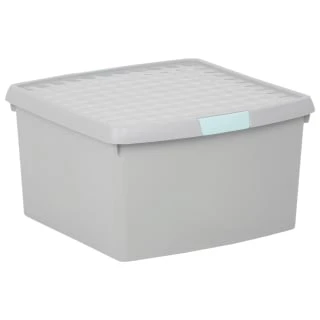 B&M Waffle Clip Box 25.5L - Grey 2 B&M Waffle Clip Box 25.5L - Grey - Image 2