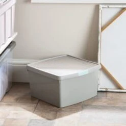 B&M Waffle Clip Box 25.5L - Grey 8 B&M Waffle Clip Box 25.5L - Grey -Hot Sale Household Items 375472 grey 25 5l waffle clip box 4