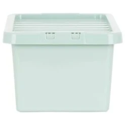 B&M Storage Box With Lid 11L - Sage -Hot Sale Household Items 377036 11l storage box sage 2