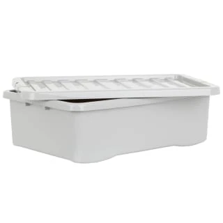 B&M Under Bed Storage Box 32L - Grey 2 B&M Under Bed Storage Box 32L - Grey - Image 2