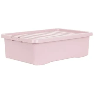B&M Under Bed Storage Box 32L - Dusty Pink 1 B&M Under Bed Storage Box 32L - Dusty Pink