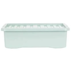 B&M Under Bed Storage Box 32L - Sage 7 B&M Under Bed Storage Box 32L - Sage -Hot Sale Household Items 377040 under bed storage box 32l sage