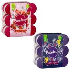 Fabulosa Tea Lights 18pk - Winter Cherries 3 Fabulosa Tea Lights 18pk - Winter Cherries -Hot Sale Household Items 377619 18pk tea lights group