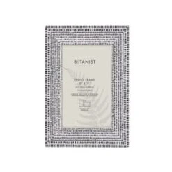 B&M Spotty Photo Frame 5 X 7" - Black & White -Hot Sale Household Items 380079 botanist black and white spotty frame 5x7 1