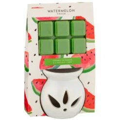 B&M Oil Burner & Wax Melt Set - Watermelon