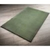 B&M Micro Plush Rug 110 X 160cm - Sage
