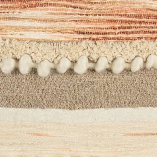 B&M Esme Stripe Woven Cushion - Natural 2 B&M Esme Stripe Woven Cushion - Natural - Image 2