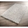 B&M Chunky Knit Rug 100 X 150cm - Silver