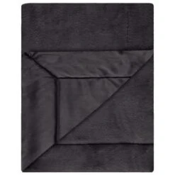 Heritage Collection Aspen Faux Fur Throw - Charcoal -Hot Sale Household Items 383182 aspen throw charcoal 2