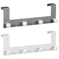 B&M Heavy Duty Overdoor Hooks - White -Hot Sale Household Items 383565 heavy duty overdoor hooks main