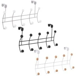 B&M 10 Ball Overdoor Hooks - Silver -Hot Sale Household Items 383570 10 ball overdoor hooks main