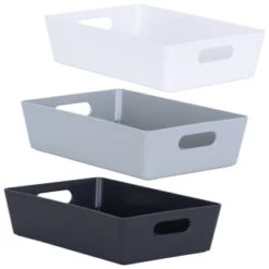Soho Storage Tray 6 X 25.5 X 17cm - White -Hot Sale Household Items 384407 soho size d box 6x25 5x17cm group