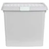 B&M Waffle Clip Box Storage Cube 14L - Grey