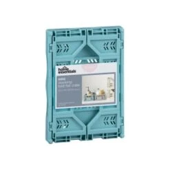 Mini Stacking Fold Flat Crate 22.2 X 15 X 8.7cm - Teal -Hot Sale Household Items 384982 home essebtials mini stacking fold flat crate soft teal