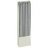 Tapered Candles 8pk - Grey