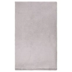 B&M Cosy At Home Silver Teddy Throw -Hot Sale Household Items 388657 teddy throw silver 2