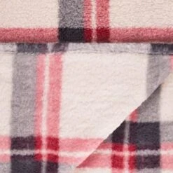 Simply Everyday Check Sherpa Throw - Red 7 Simply Everyday Check Sherpa Throw - Red -Hot Sale Household Items 388703 red check sherpa throw 4