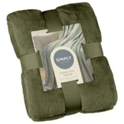 Simply Everyday Super Soft Throw - Green