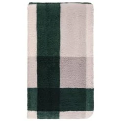 B&M Highland Green Check Sherpa Doublesided Throw -Hot Sale Household Items 388770 highland green check sherpa throw 2
