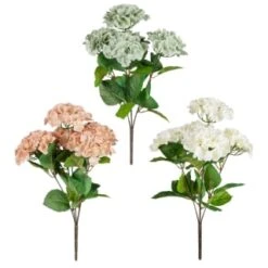 B&M Hydrangea Artificial Flower Bunch - Mink -Hot Sale Household Items 389095 hydrangea bunche group