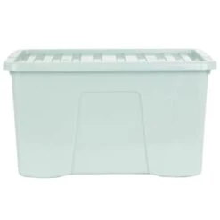 B&M Storage Box With Lid 60L - Sage -Hot Sale Household Items 391388 sage 60l storage box