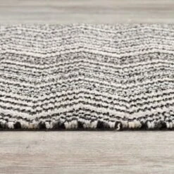 B&M Buddy Chevron Mono Doormat -Hot Sale Household Items 392186 buddy chevron mat mono 2