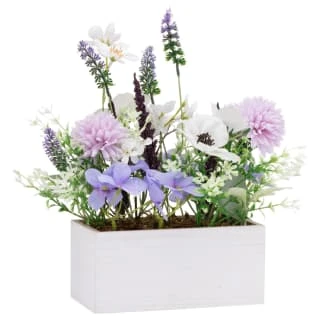 Bloom Floral Window Box - Purple 1 Bloom Floral Window Box - Purple