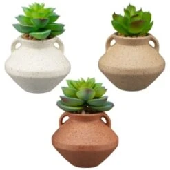 B&M Small Succulent Vase - Orange -Hot Sale Household Items 394662 small vase succulent group