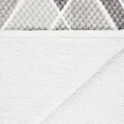 B&M Simply Geo Waffle Throw - Grey -Hot Sale Household Items 394917 simply geo waffle throw grey 3