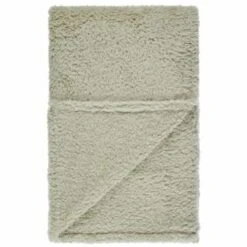 B&M Simply Teddy Sage Rolled Throw -Hot Sale Household Items 394930 teddy throw sage 4