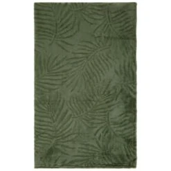 Large Leaf Embossed Green Throw -Hot Sale Household Items 394947 large leaf embossed green throw 2