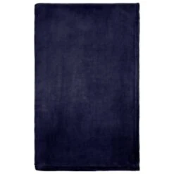 Navy Coral Fleece Throw -Hot Sale Household Items 394951 navy coral fleece 3