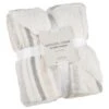 Winston Grey Stripe Sherpa Throw