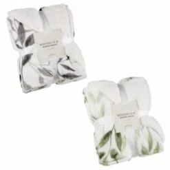 Winston Mono Leaf Sherpa Throw -Hot Sale Household Items 394976 394948 winston leaf sherpa throw group 1