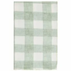 Simply Sage & Gingham Polar Fleece Throw 2pk -Hot Sale Household Items 395026 simply super soft throws 2pk sage gingham 2