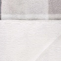 Grey Check Sherpa Throw -Hot Sale Household Items 395038 highland check sherpa throw 3