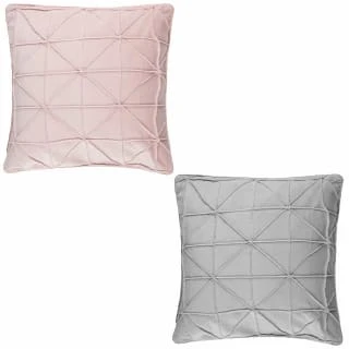 Geo Velvet Cushion - Grey 2 Geo Velvet Cushion - Grey - Image 2